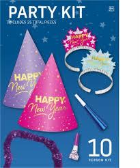 Amscan Shooting Stars New Year's Party Kit, 25 pc