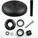 Orgrimmar 22lbs Umbrella Base Heavy Duty Outdoor Living Round Antiqued Patio Market Umbrella Base