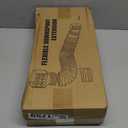 2 Pack Rain Gutter Downspout Extensions, Upgraded Flexible Drain Down Spout Extender for Rain Water Drainage, Each Extendable from 20" to 66", Combine to 10 ft with Connector(Brown)