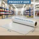 Ducting Poly Tubing, 200ftx25in Lay Flat Ducting | Flexible Polyethylene Ventilation Tubing, for Temporary Airflow, Industrial, Commercial and Home Use
