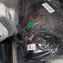 LED Tail Lights Assembly + 3rd Third Brake Cargo Lamp Compatible with 2004-2008 Ford F-150 F150 Pickup [Factory Halogen Type] Fleetside Styleside Rear Taillight, 3 Pcs, Smoked Lens