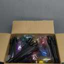 Minetom 2 Pack Solar Double C9 Christmas Pathway Lights Outdoor -Total 32FT 20 LED C9 Christmas Lights Outdoor with Timer,8 Modes, Solar Christmas Outdoor Decorations for Lawn Outside Yard, Multicolor