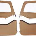 Bestop 5177837 Full Fabric Door (Jeep 76-86 CJ7 Fits 51598, 2-pc)