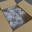 FOCUSLINE 24 Pack 9 Oz Clear Plastic Champagne Flutes, Stemless Plastic Champagne Glasses Clear, Heavy Duty Toasting Glasses, Shatterproof and Disposable Cups Perfect For Any Party
