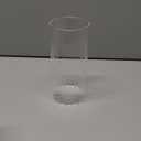 Gute 8 Inch Glass Vases for Decor, Flower Vase for Home Decor, Modern Decorative Clear Vase Centerpieces Living Room, Kitchen, Office Wedding or Gifts