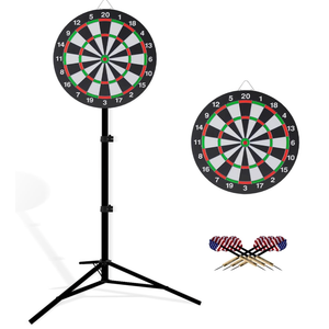 Dartboard with Stand, Combination Set (Including Dartboard/Stand/Darts)