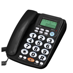 Corded Landline Telephone with Caller Identity and Large Display Convenient Communication Solution for Home and Office 