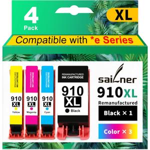 910XL Ink Cartridges Replacement for HP Ink 910 XL 910xl Compatible with HP Officejet Pro 8025e 8020 8015e 8022e 8035 8010e 8025 8028 Printer 910