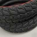 BANGTING 2PCS Upgrade 50/75-6.1 Electric Scooter Solid Tires, 8.5x2.0 Tires Tubeless for Gotrax GXL V2/XR/APEX, 8 1/2 x2 Tire Replacement for Hiboy S2, Xiaomi 3 Lite/3/Pro 2/1s/M365 (Red)