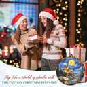 GEEMBI Christmas Fantasy Gifts for Women Men - Suncatcher Christmas Ornaments 2025 - Wizarding Night Fantasy Decor, Book Lovers Gifts for Readers Women Friends, Night Sky Ornaments for Tree