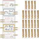 Student Behavior Clip Chart for Classroom Management Kids,Reward Chart for Kids Hanging Bulletin Board Teacher Supplies for School Preschoo (White)