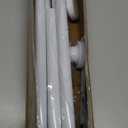 AIZESI Shower Curtain Rod, Adjustable 42-74 Inch Spring Tension Shower Rod, 1" Diameter Tension Curtain Rod No Drilling, Anti-Slip, Premium Stainless Steel Anti-Rust, White