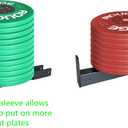 14 Long Post Length Belt Squat Attachment For Racks Fits 2" x 2", 3" x 2", 3" x 3" Racks And Rack Hole Diameters of 5/8" Or Larger 1'' And 2 Weight Plates Required
