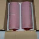 Hand Poured Pillar Candles Set of 2, 3x8 inches Emergency Large Red Candle, Smokeless Dripless Unscented and Non-Toxic Candles, Home Wedding Decor Candles