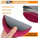 6 Inch (150mm) 2000 Grit High Performance Waterproof Hook & Loop Sanding Discs Heavy Duty Silicon Carbide Round Flocking Sandpaper for Wet/Dry Sanding Grinder Polishing Accessories, 20-Pack