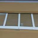 24x14 Return Air Grille (Duct Opening Size), Air Return Vent Cover, AC Vent Cover, Cold Air Return Vent Cover, Flat Return Air Grilles, Outer Dimensions:25.75"W x 15.75"H (24"W x 14"H, Duct Opening)