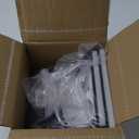 Transom Trolling Motor Mount for Kayaks, 6mm Thick Heavy-Duty Aluminum Transom Motor Bracket 3HP Max Thrust, 3.75" x 4.75" Bolt Pattern for Flat Stern Boats in Freshwater & Saltwater (1-Pack, Black)