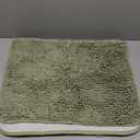 OLANLY Bathroom Rugs 34x21, Extra Soft Absorbent Chenille Bath Rugs, Rubber Backing Quick Dry, Machine Washable Bath Mats for Bathroom Floor, Tub and Shower, Home Decor Accessories, Sage Green