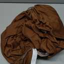 Box Spring Cover Queen Size with Smooth and Elastic Woven Material, Alternates for Bed Skirt, Wrinkle & Fading Resistant, Washable, Dustproof, Brown