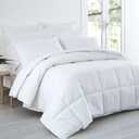 Comforter Twin XL Size - All Season Down Alternative - Premium Soft Microfiber - White, 92" x 68"