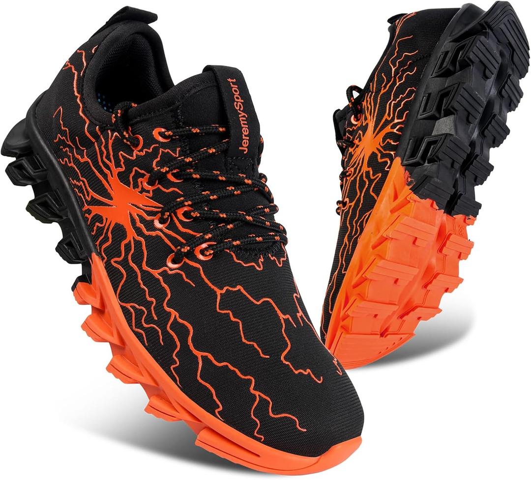 JeremySport Lightweught Sneaker Shoes for Boys Girls 2.5 Little Kid