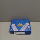 NearMoon Shower Head with Hose, High-Pressure Stainless Steel 8'' Rain Shower and 5 Settings Handheld Shower Spray Combo with Push Button Flow Control for Easy Operation (Chrome)