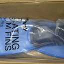 Sporti Adult-Kids Swim Fins for Pool Lap Swimming - Long Floating Fins for Swimming & Snorkeling - Swim Flippers for Training, Size M 8-9, W 9-10