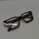 livho Oversized 99% Blue Light Glasses for Woman - Rectangle Fashion Glasses for Computer, Chic Preppy Frame - Anti Eyestrain (Coco Tortoise)