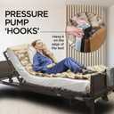 Alternating Air Pressure Mattress Pad with Electric Quiet Pump System for Hospital, Home Use