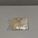 30 Pieces Baptism Rosary Acrylic Rosary Beads Ivory Color Mini Finger Rosaries Gold Plated Faux Pearls for Baptism Christening Communion Weddings Party Favors