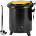 Soup Kettle Warmer with Ladle Electric Food Nacho Cheese Warmer 10QT Commercial Soup Warmer for Buffet Party
