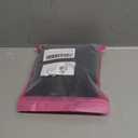 ALXNAN Clip in Long Wavy Synthetic Hair Extension 16 Inch Black 4PCS Thick Hairpieces Fiber Double Weft Hair for Women