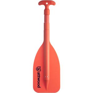 Attwood Emergency Telescoping Paddle for Boating, Orange, 20 Inch to 42 Inch
