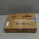 Dual Monitor Stand - 43.7 inch Extra Long Wide TV Stand - Wood & Steel Leg Desktop Riser - Desk Organization - Home Office (Vintage)