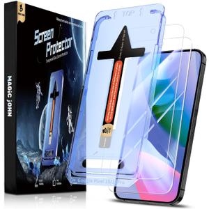 MAGIC JOHN 2 Pack for Google Pixel Google Pixel 10/10 Pro Tempered Glass Screen Protector, Auto Dust-Elimination, Bubble Free, HD Clear, Easy Installation