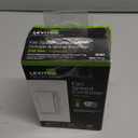 Leviton Decora Smart Fan Speed Controller, Wi-Fi 2nd Gen, Neutral Wire Required, Works with My Leviton, Alexa, Google Assistant, Apple Home/Siri & Wired or Wire-Free 3-Way, D24SF-1RW, White