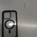 Miracase Glass Series Designed for iPhone 14 Pro Max Case 6.7 Inch, Upgrade Full-Body Magnetic Case with Built-in 9H Tempered Glass Screen Protector, with Camera Lens Protector, Magnetic Black