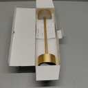 PUSU Table Lamps with Touch Control,Cordless Battery Operated Led Desk Lamp,3-Level Brightness Portable Table Lamp,for Living Room Office Bedroom Dormitory Restaurant Camping. (Gold)