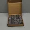 Ansible 24 Pcs Chair Leg Floor Protectors Square, Silicone Felt Furniture Leg Pads Caps Covers for Hardwood Floors (Fit:1-1/2" to 1-7/8") (Clear)