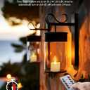 Homemory 24Pack 400+Hour Remote Control Flameless Candles, 2/4/6/8H Timer Led Votive Candles, Battery Operated Tea Lights for Wedding Table Centerpiece, Holidays, Halloween Pumpkins, Christmas Decor (White Base (Warm White Light))