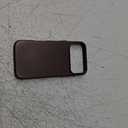 Premium Pebbled Leather Case Compatible with iPhone 17 Pro Max 6.9", Soft Top Grain Leather, Compatible with MagSafe, Metal Buttons and Camera Bezel (Brown)