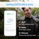 EIOTCLUB Data SIM Card for 360 Days - Compatible with USA Nationwide Networks for Unlocked Security Solar and Hunting Trail Game Cameras IoT Device (USA Coverage, Triple Cut 3-in-1)