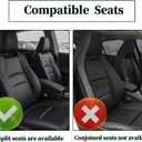 Car Seat Head-Rest Pillow Bow Automobile Neck Headrest Cushion Bling Bling Rhinestones Diamond for Automotive Accessories Girls and Women Neck Support Interior White-Black 2Pcs