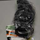 Flexi Hose Lightweight Expandable Garden Hose, 50FT - Retractable Garden Hose, Water Hose - No-Kink Flexibility, 3/4 Inch Solid Brass Fittings and Double Latex Core (Black)