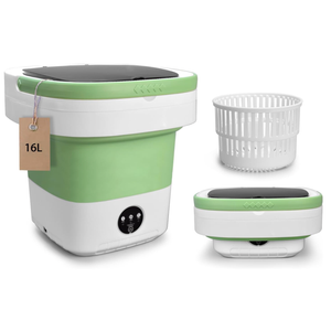 Mini Portable Washing Machine, Upgraded Washer with Spin Basket Laundry Machine, 3 Cleaning Modes Suitable for Small Clothes, Foldable Design Ideal for Hotel,Apartment, Home and Campain