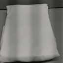 2 Panels Plain White Semi Blackout Curtains 84 Inches Long,Grommet No Non Black Out Privacy Keep Heat Fabric Darkening Thermal Window Coverings Drapes for Living Room Bedroom,84 Length Pair Set