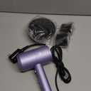 slopehill Professional Ionic Hair Dryer, Powerful 1800W Fast Drying Low Noise Blow Dryer with 2 Concentrator Nozzle 1 Diffuser Attachments for Home Salon Travel (Lavender)