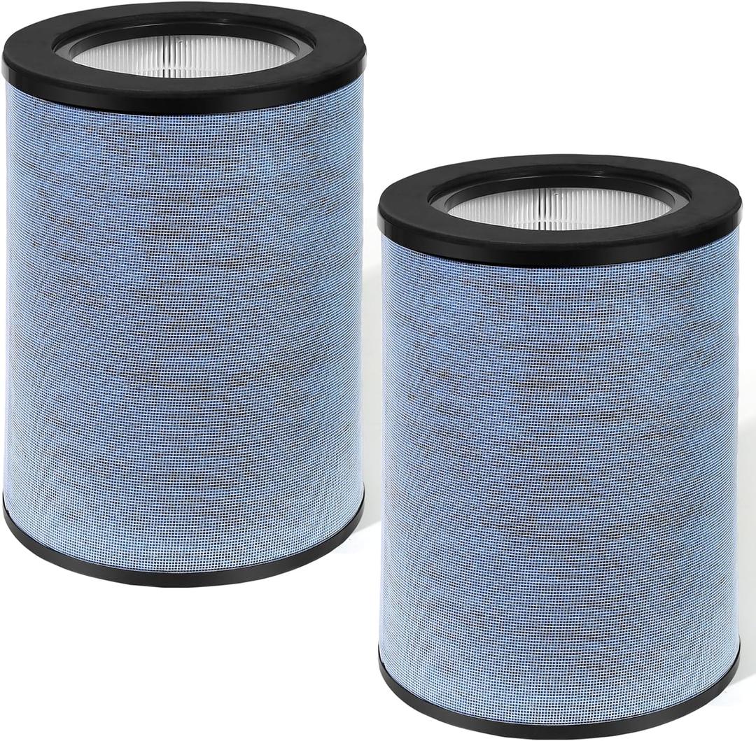 FLT9400 Filter K- K 360True HEPA Replacement Filter Compatible with GermGuardian AC9400W,AC9600W,FLT9400 Purifiers Filter,3-in-1 Ture H13 HEPA Filter and Activated Carbon Filter