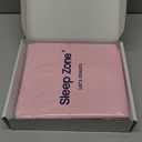 SLEEP ZONE Kids Twin Bed Sheets Set 3-Piece - Super Soft & Cute Kids Sheet Set with Flat Sheet, Fitted Sheet, Pillowcase (Twin, Ballet Pink)