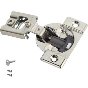Blum 38N355B.10 Compact BLUMOTION 38N Hinge, Soft-Close, 105 Degree, 5/8 Overlay, Screw-on (Pack of 2)